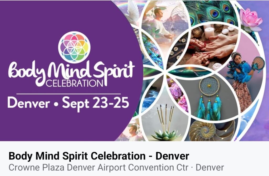 A poster of Body Mind Spirit Celebration - Denver